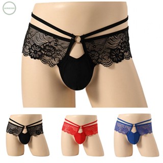 GORGEOUS~Men Briefs Breathable Soft Jockstrap Ball Pouch Thongs Sexy Underwear Lingerie