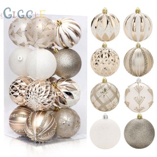 ⭐NEW ⭐Christmas Ball 16pcs Christmas Christmas Ball Set Light Champagne Painted