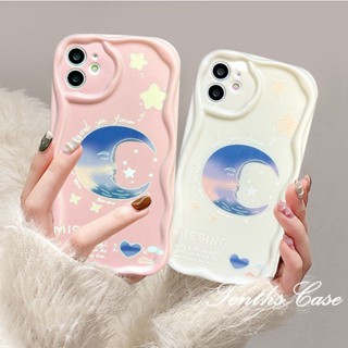 เคสโทรศัพท์มือถือแบบนิ่ม ลายดวงจันทร์ 3D ขอบโค้ง สําหรับ Vivo Y27 Y36 V25e V25 Y02 Y02s Y35 2022 Y22s Y16 Y15A Y21 Y21A Y21s Y20i Y20s [G] Y17 Y15s Y12s Y21T Y33s Y95 Y93 Y91