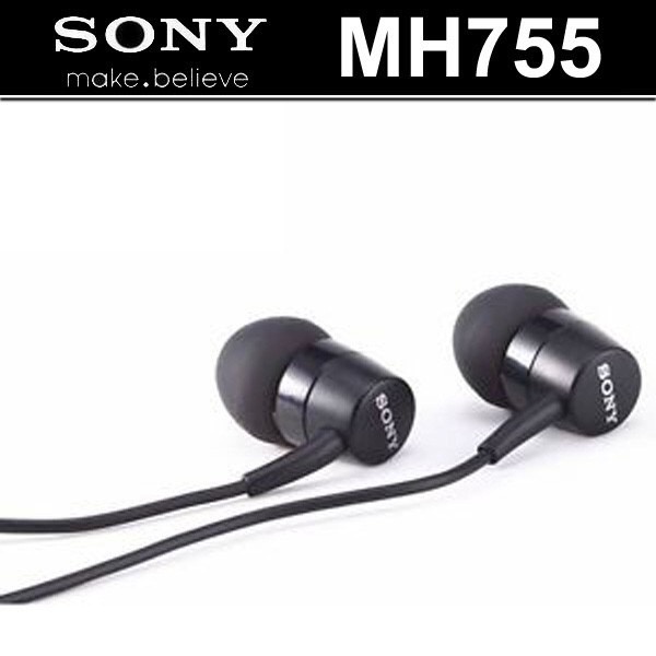 ประกัน 1ปี หูฟังอินเอียร์ Sony MH755 หูฟังแบบมีสาย เสียงสเตอริโอ ดี