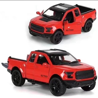 COD รถรุ่นเหล็ก รถของเล่นเด็ก ระบบกู้คืนพลังงาน 1:36 Ford Raptor โครงสร้างตัวถังโลหะผสม ของเล่นเด็ก