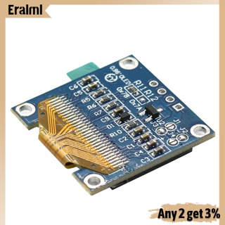 Eralml โมดูลชิปหน้าจอ Oled 4pin Gnd 0.96 นิ้ว 128x64 1315 ความสว่างสูง