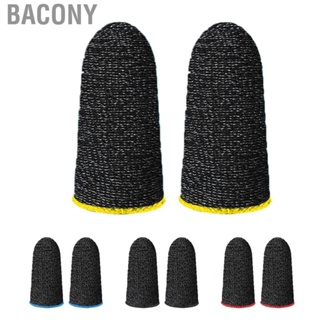 Bacony Gaming Finger Sleeve Mobile Game Controller Thumb Touch Screen Cover Breathable  Slip