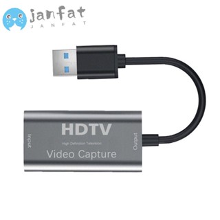 Janfat อะแดปเตอร์ USB เป็น HDMI ตัวผู้ เป็นตัวเมีย 1920*1080 Type-A เป็น HDMI อะลูมิเนียมอัลลอย แบบเปลี่ยน สําหรับบ้าน