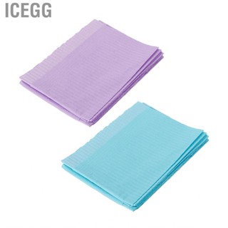 Icegg Nail Table Covers  Leakproof Hygiene Absorbent Dental Bibs 125pcs Multi Layer for Salon Technicians