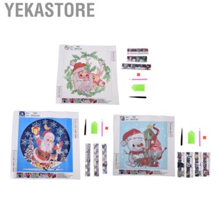 Yekastore 5D Rhinestone Painting Christmas  Radiation for Young People