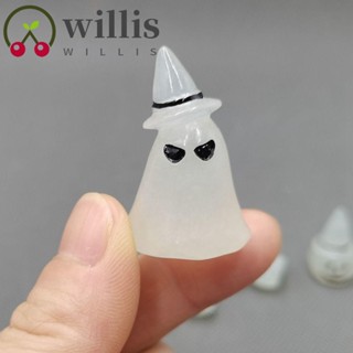 Willis ตุ๊กตาฟิกเกอร์เรซิ่น รูปผีน่ารัก ขนาดเล็ก สําหรับตกแต่งปาร์ตี้ฮาโลวีน