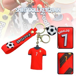 Football Shirt World Cup 2022 Keyring Keychain for Bag Charm Souvenir Gift