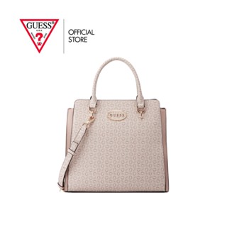 GUESS กระเป๋าถือ รุ่น VG885606 BERRITT SATCHEL สีชมพู