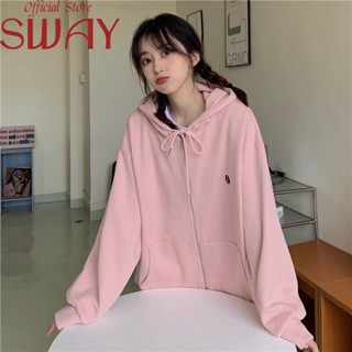 SWAY เสื้อกันหนาว เสื้อฮู้ด สบายๆ unique cozy ทันสมัย WJK2390PN437Z230912