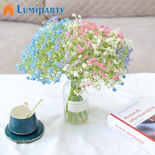 Lumiparty ช่อดอกไม้ยิปโซประดิษฐ์ สีสันสดใส สําหรับตกแต่งบ้าน ห้องนั่งเล่น งานแต่งงาน Diy 16 ชิ้น ต่อพวง