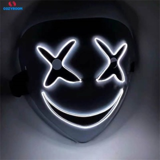 Led Luminous Wire หน้ากากฮาโลวีน Smile Clown คอสเพลย์ฮาโลวีนแสดงเครื่องสำอางค์ Party เครื่องแต่งกาย Props cynthia