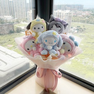 ของเล่นตุ๊กตา sanrio melody hello kitty kuromi Cinnamoroll น่ารักมาก ของขวัญวันเกิด สําหรับแฟนสาว 33KA268