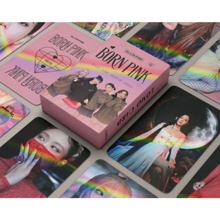 การ์ดโลโม่เลเซอร์ รูป Kpop BP Pink Ink ขนาดเล็ก สําหรับเก็บสะสมคอนเสิร์ต 55 ชิ้น