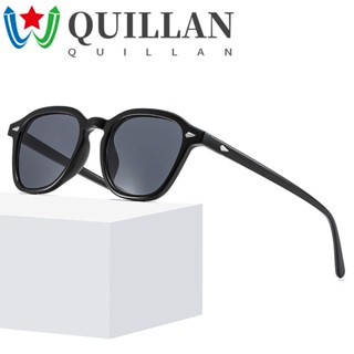 Quillan แว่นตากันแดด ทรงกลม ป้องกันรังสี สไตล์เกาหลี สําหรับผู้หญิง