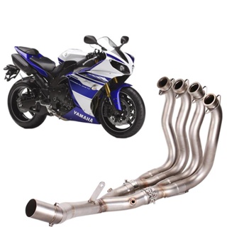 ท่อไอเสียสแตนเลส แบบมืออาชีพ ดัดแปลง สําหรับรถจักรยานยนต์ YAMAHA YZF-R1 MT-10 15-18 ปี