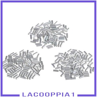 [Lacooppia1] ปลอกแขนสายเบ็ดตกปลา อะลูมิเนียม 1.0 มม. 100 ชิ้น