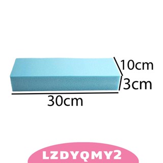 [Lzdyqmy2] แผ่นโฟมแกะสลัก ทรงสี่เหลี่ยม DIY สําหรับสร้างแบบจําลอง 2 ชิ้น