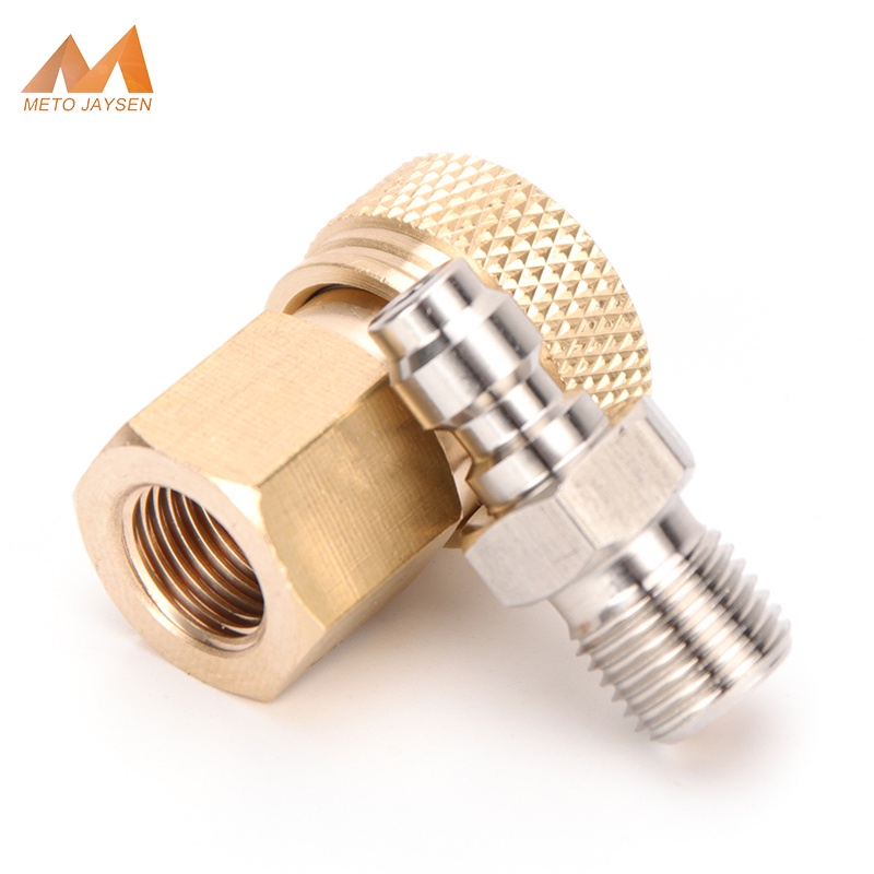 ข้อต่อปลั๊กเกลียว 1/8BSPP M10x1 1/8NPT 8 มม. 2 ชิ้น ต่อชุด พร้อมอุปกรณ์เสริม