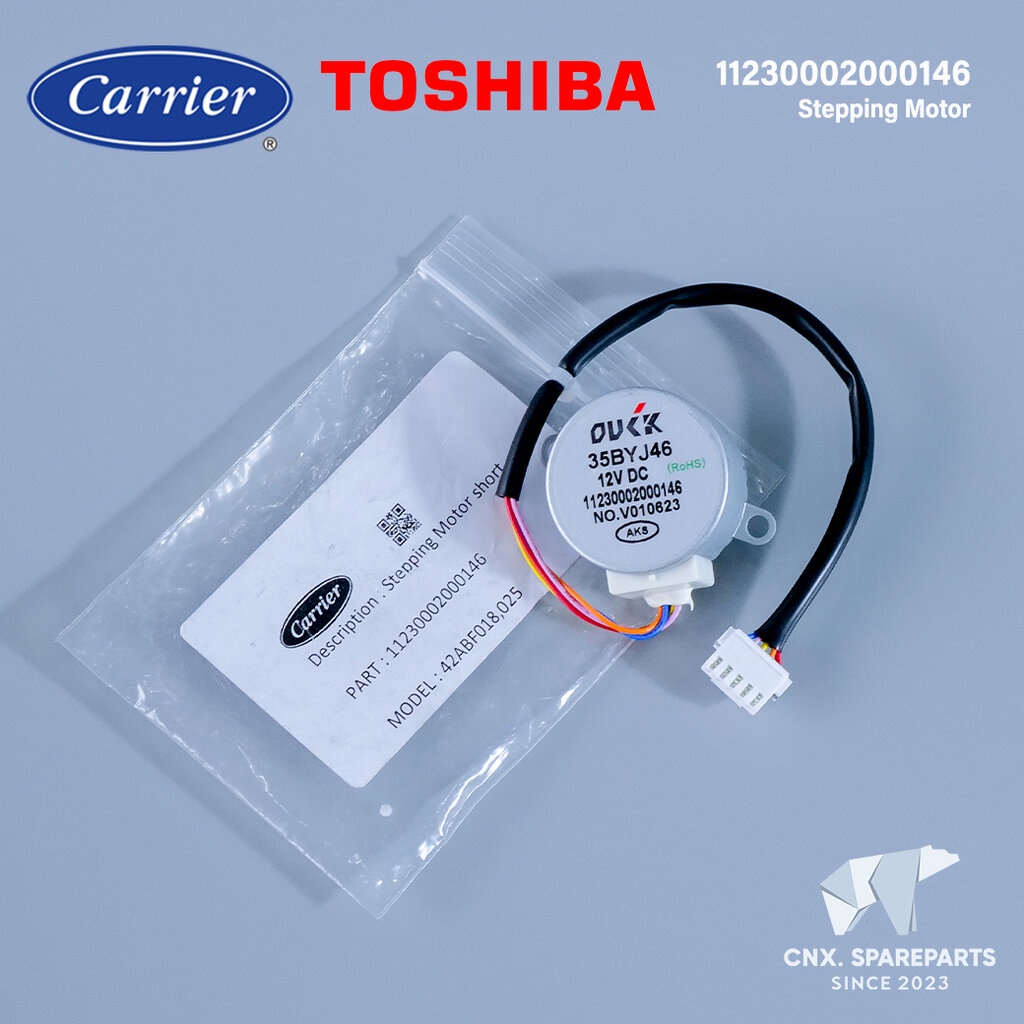 11230002000146 มอเตอร์สวิงแอร์ Carrier มอเตอร์สวิงแอร์ แคเรียร์ (ขึ้น-ลง) รุ่น 42ABF018, 42ABF025 อะ