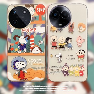 ใหม่ เคสโทรศัพท์มือถือนิ่ม กันหล่น ปิดด้านหลัง ลายการ์ตูนสนูปปี้ สําหรับ Realme 11X Realme11 C51 NFC 11 4G 5G 2023 Realme11X 5G