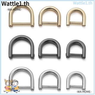 Wttle แหวนสกรู รูปตัว D แบบถอดได้ อุปกรณ์เสริม สําหรับสายคล้องกระเป๋า DIY