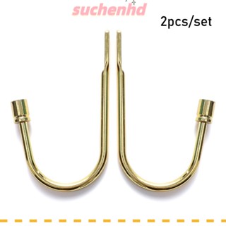 Suchenhd ตะขอแขวนผ้าม่าน โลหะผสมอลูมิเนียม 6.3 นิ้ว สีทอง สําหรับตกแต่งห้อง 2 ชิ้น