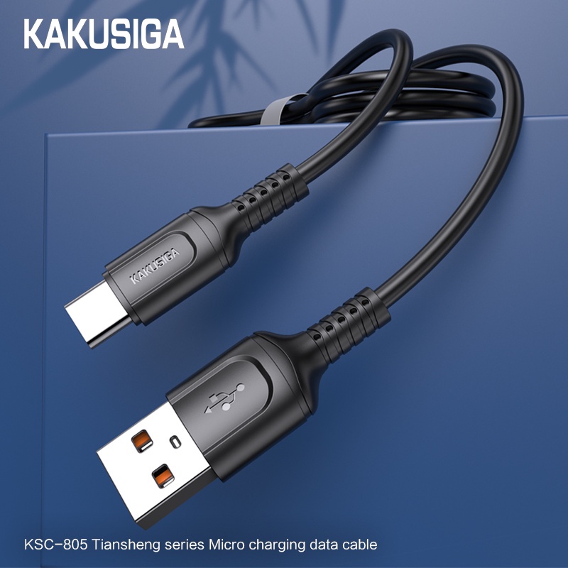 KAKUSIGA KSC-805 TIANSHENG 2.4A ชาร์จเร็วสายยาว1เมตร แข็งแรงทนทานต่อการดึง