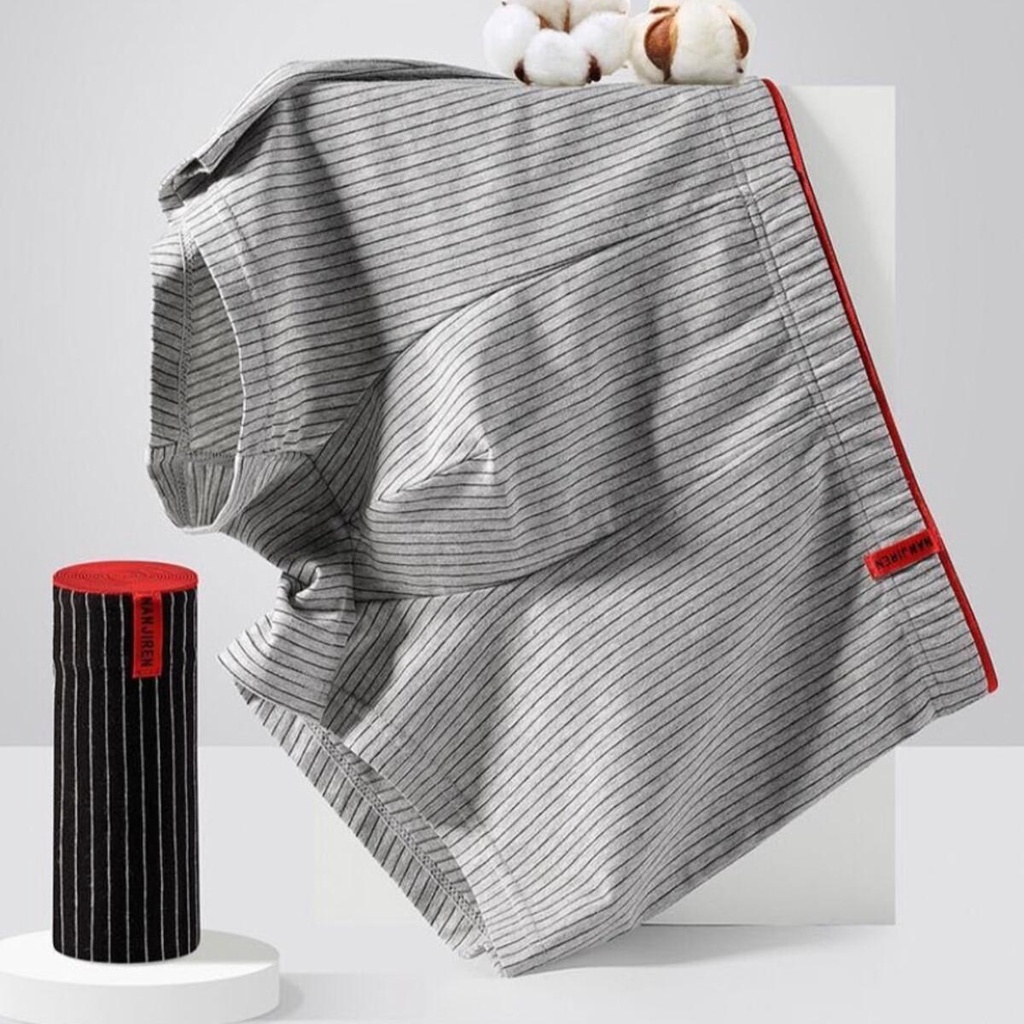 กางเกงในบ็อกเซอร์ผู้ชาย Boxer  เนื้อผ้านิ่ม สวมใส่สบาย มีไซส์ใหญ่ L-4XL - รูปที่ 3