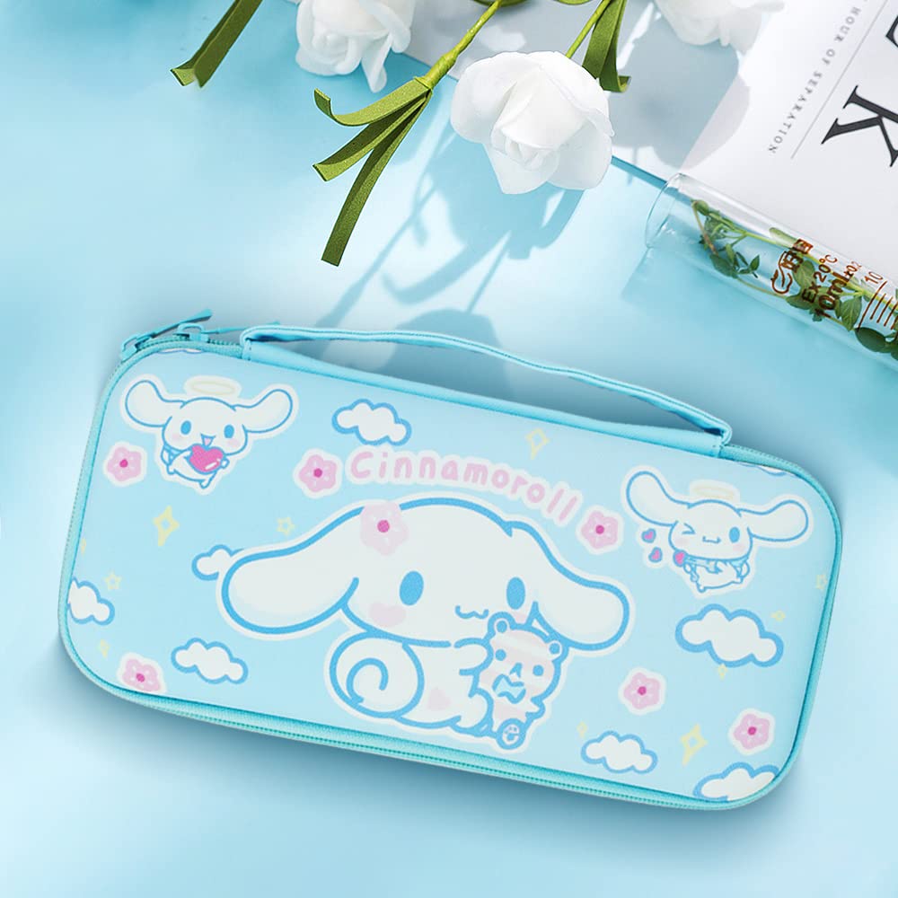 กระเป๋าเคส ลาย Cinnamoroll Nintendo Switch V1/OLED น่ารัก อุปกรณ์เสริม สําหรับ NS Switch OLED NS Lite