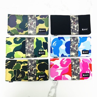 กระเป๋าสตางค์ ผ้าแคนวาส ใบยาว ลายพราง ใส่เหรียญได้หลายตําแหน…