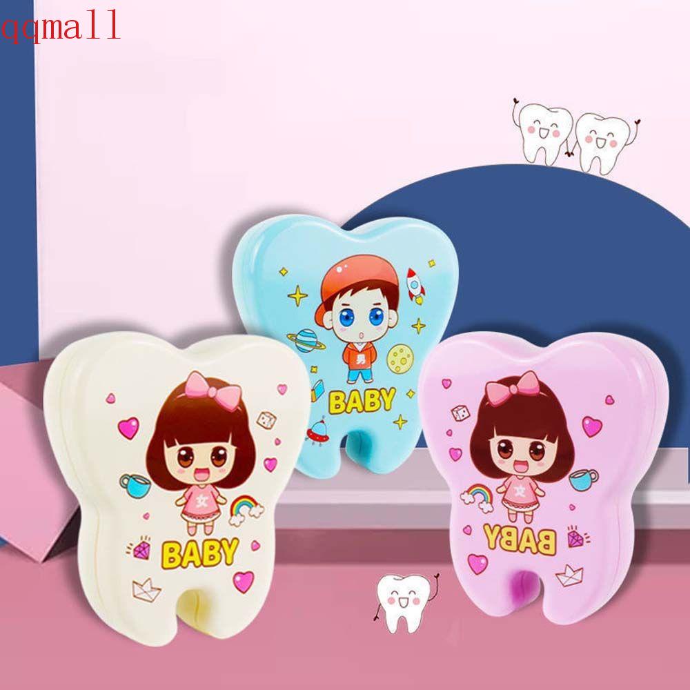 Qqmall กล่องพลาสติก ที่ใส่ฟันเด็ก ของที่ระลึก กล่องของขวัญ รักษาฟัน กล่องแองเจิล