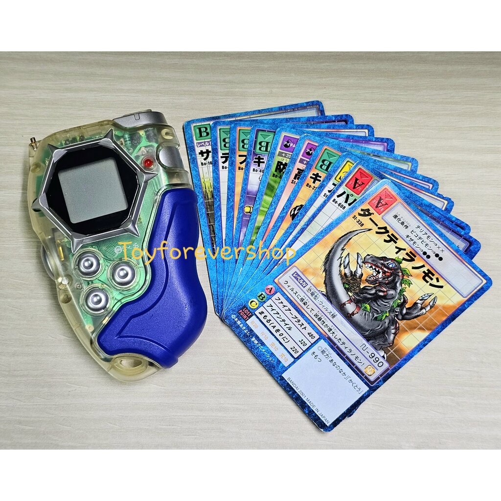 Digimon Digivice D-Tector Ver.2 Eng สีใส แท้ ดิจิมอน ดิจิไวซ์