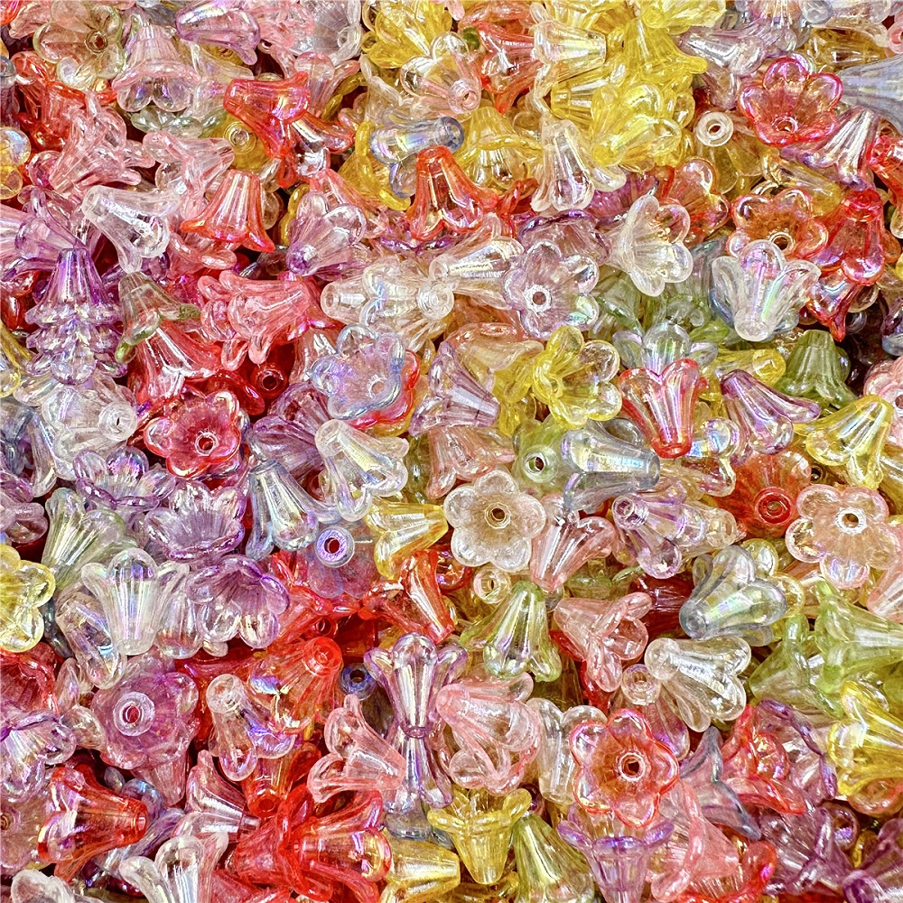 ลูกปัดอะคริลิคใส ขนาด 12*11.5 มม. สําหรับทําเครื่องประดับ ต่างหู DIY 200 ชิ้น