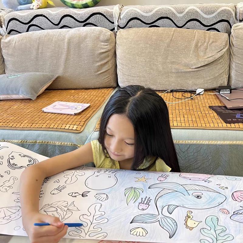 เด็กกระดาษกราฟฟิตีเด็กสีบรรจุภาพเด็กต้นการศึกษาของเล่นทําเองสติกเกอร์ภาพวาดสามารถติดบนผนัง