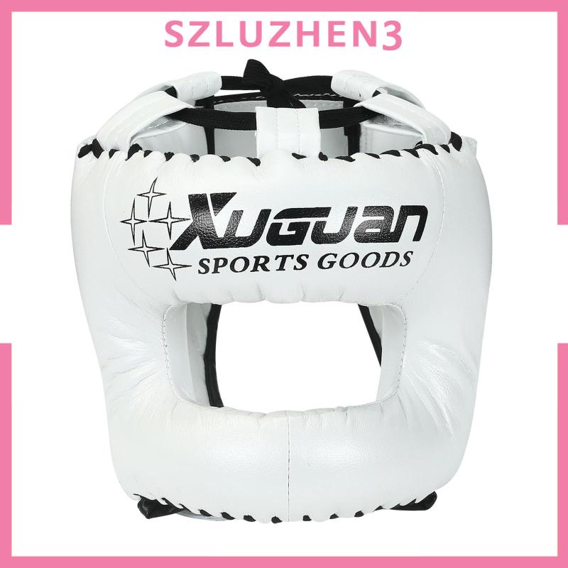 [Szluzhen3] Headgear MMA Boxing Training Arts Head Protection for Muay Thai, Kickboxing, Karate, Taekwondo, Arts