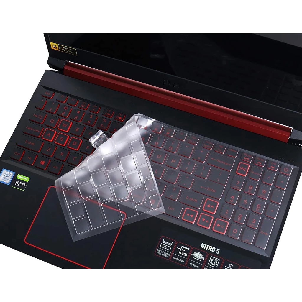 เคสแป้นพิมพ์ซิลิโคน สําหรับ Acer Nitro 5 AN515 54 54W2 AN 515-54 AN515-51G 17.3 นิ้ว Acer Nitro 7 AN715-51 15.6 นิ้ว