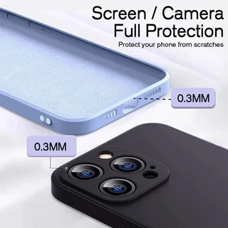 Original SquareซิลิโคนเหลวสําหรับiPhone 17 16 Pro Max 15 Pro Max 7 8 Plus 14 15 Plus 12Pro 12 Pro Max 15 16 Plus 13 14 Pro Max 17 Pro Max 17 Airกันกระแทกนุ่มกรณี