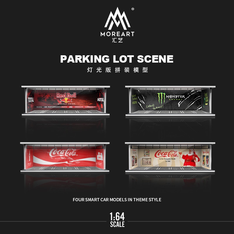 Moreart โมเดลกรงเล็บปีศาจ กระทิงแดง โค้กโมเดิร์น โค้กรุ่นเก่า 1:64