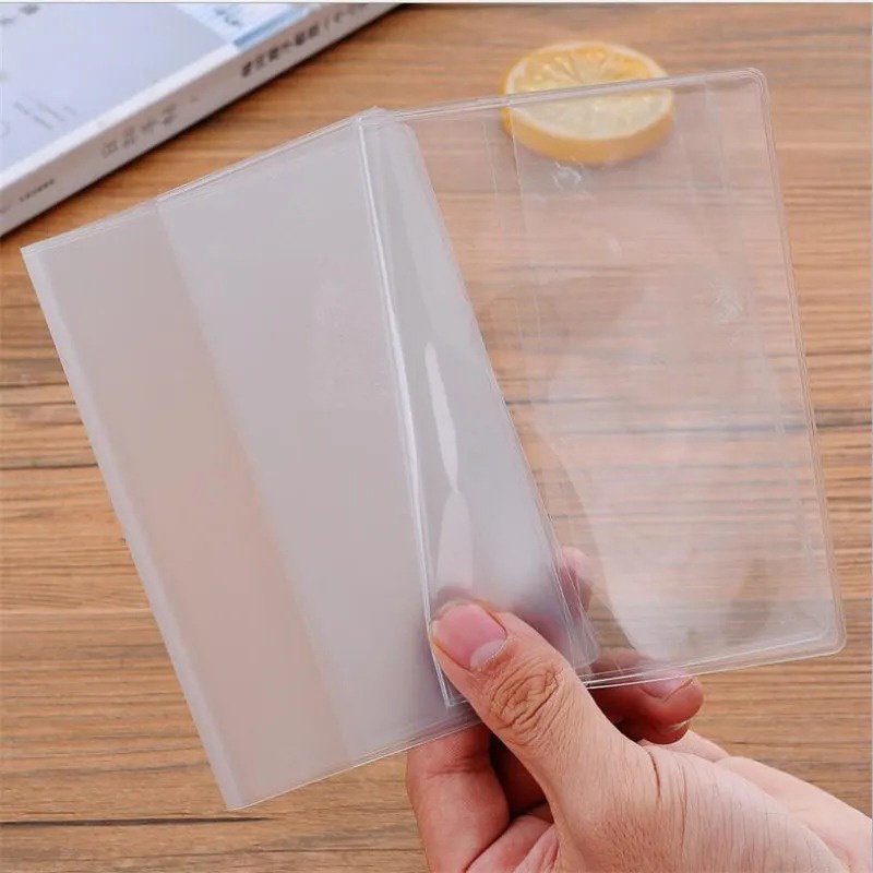 กระเป๋าสตางค์ PVC ใส กันน้ํา สําหรับใส่หนังสือเดินทาง บัตรประชาชน บัตรเครดิต บัตรประจําตัวประชาชน