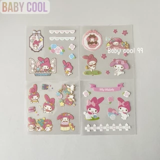 สติ๊กเกอร์น่ารัก สติ๊กเกอร์ PVC สติ๊กเกอร์ใส ติดเคส โน๊ตบุ๊ค