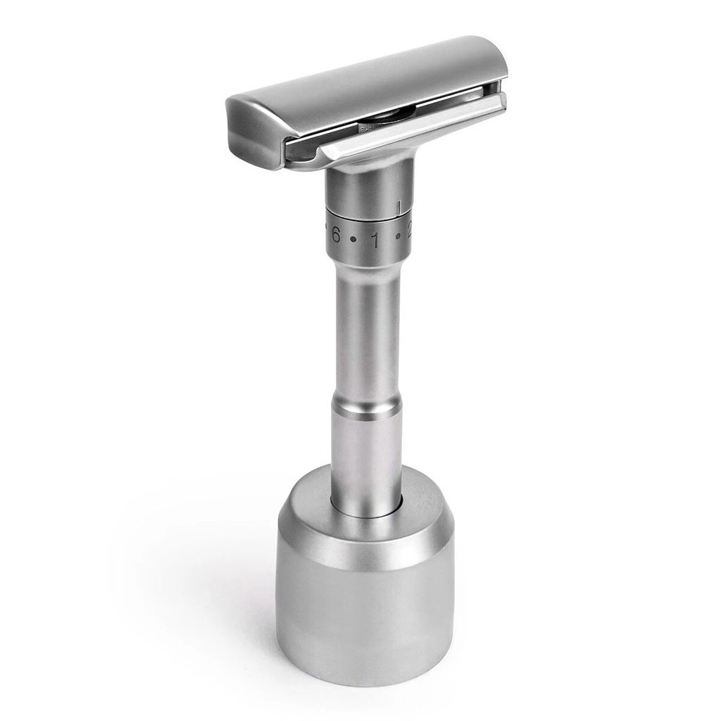 Adjustable Safety Razor Classic Men Shaver Professional Barber Razor With 5 PCS Titanium Coated Blad