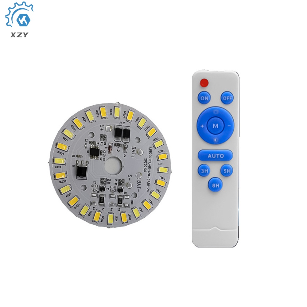 แผงโคมไฟเพดาน พลังงานแสงอาทิตย์ ทรงกลม 3.2V 3.7V LED 12W สองสี พร้อมรีโมตคอนโทรล สําหรับสวน