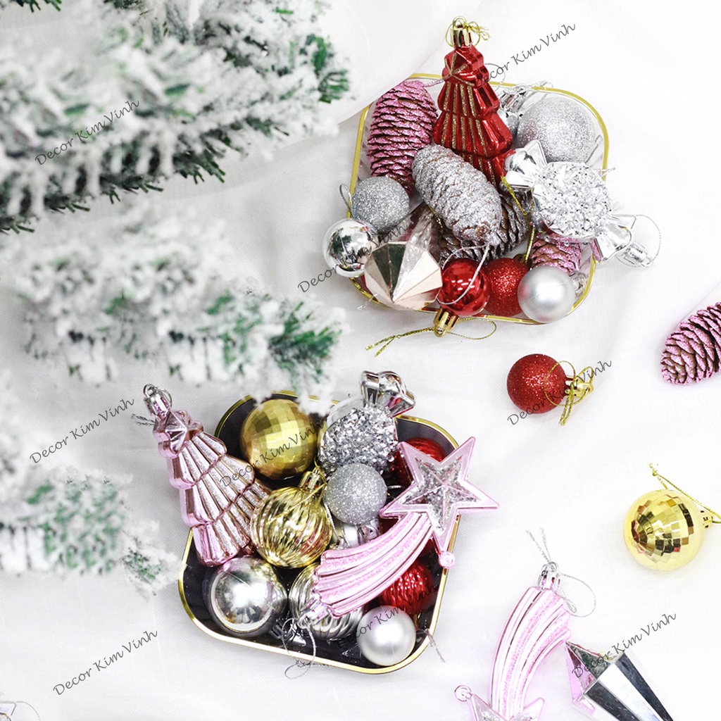 กล่องอุปกรณ์เสริม E57 ตกแต่งคริสต์มาส 20 ชิ้น