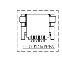 อะแดปเตอร์ซ็อกเก็ตเชื่อมต่อ FFC FPC 0.5 มม. 4 6 8 10 12 รูปที่ 5