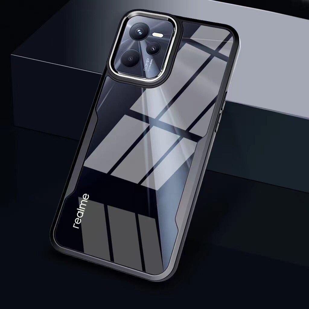 เคส Realme Narzo 50A Prime / 50i Prime เคสเรียลมี ขอบดำหลังใส เคสกันกระแทก เคสนิ่ม TPU Case