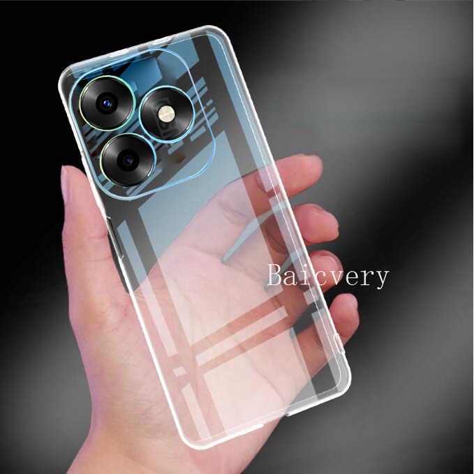 Itel S23+ เคส คุณภาพสูง ใส นิ่ม TPU เคสป้องกัน itel S23 Plus