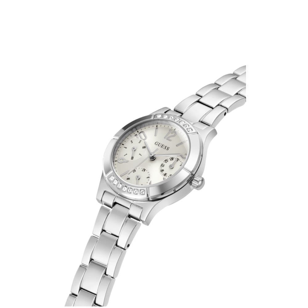 Watch Shop GUESS นาฬิกาข้อมือผู้หญิง รุ่น PIPER GW0413L1 สีเงิน