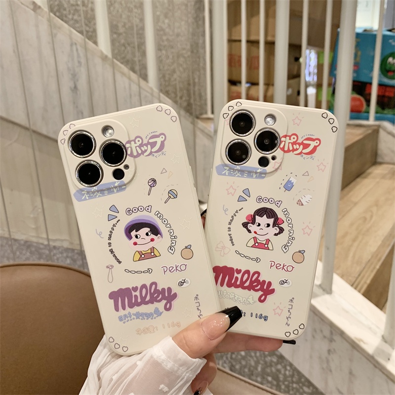 เคสโทรศัพท์มือถือแบบนิ่ม ลายเด็กผู้หญิงนม สําหรับ OPPO A78 5G A16K A1K A16E F5 F7 F9 F11 PRO F1S K3 