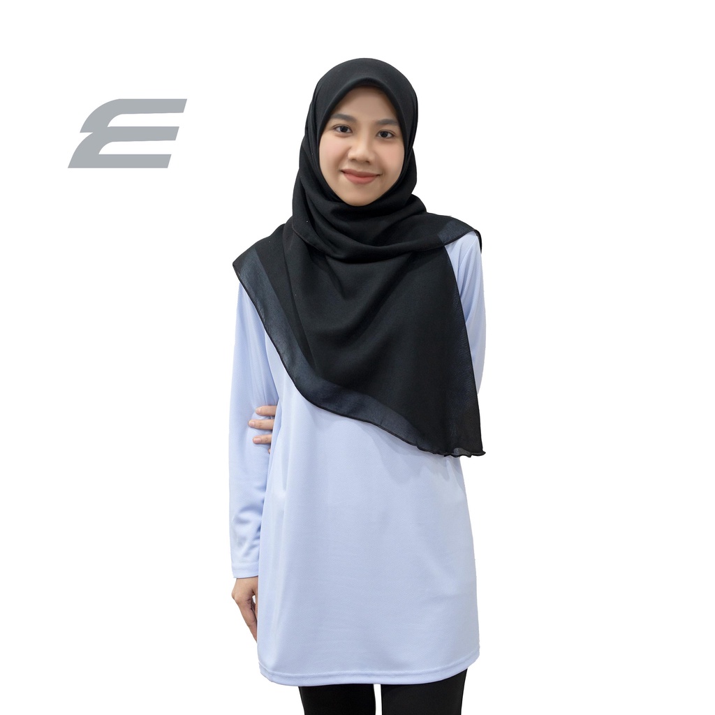 ELGINI E16200 Jersi Mikriber Muslimah S-XXL | เสื้อ Muslimah Microfibre